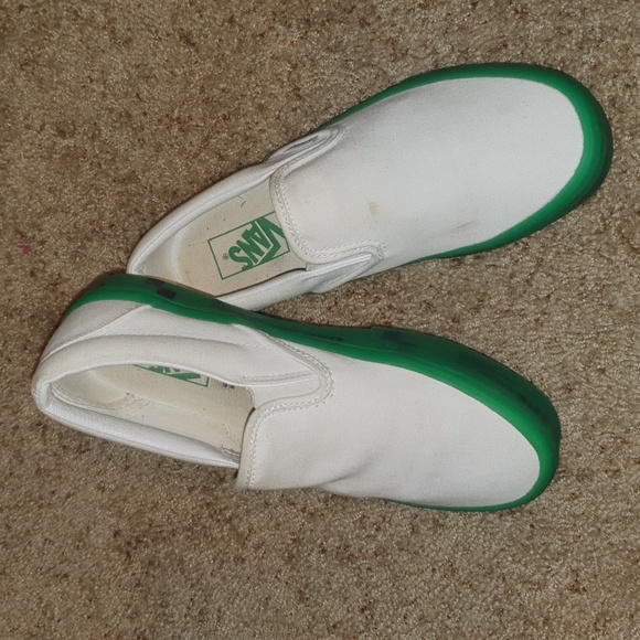 Vans Classic Slip On Off The Wall Translucent Green sz M7/W9 main image 6